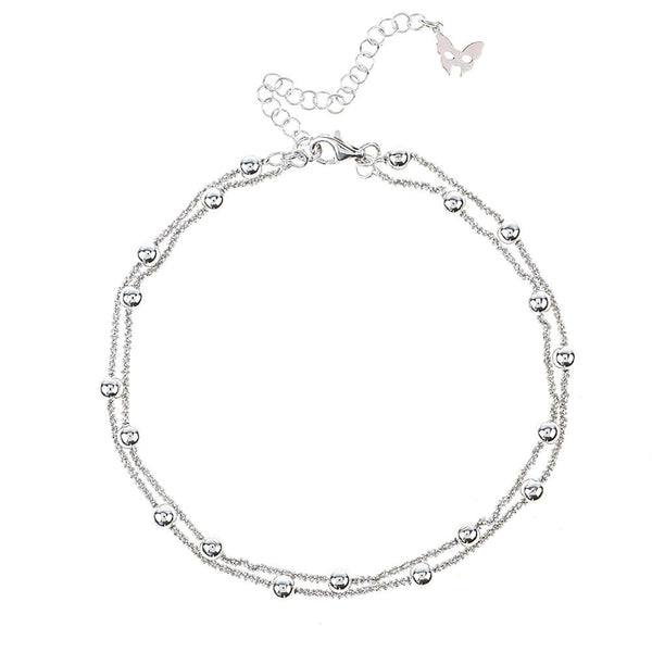Silver Ankle Chain | Vamp London Jewellery