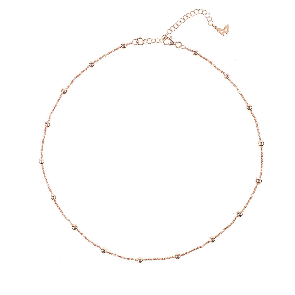 Rose Gold Collar Necklace | Vamp London Jewellery