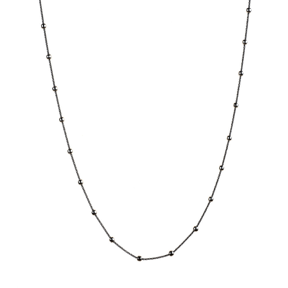 Oxidised Long Rio Necklace | Vamp London Jewellery