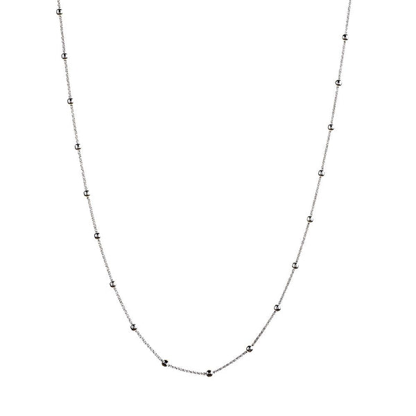 Silver Long Rio Necklace | Vamp London Jewellery