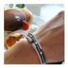 Oxidised Bracelet 5 CZ | Vamp London Jewellery