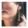 Yellow Gold Rio Earrings | Vamp London Jewellery