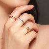 Yellow Gold V Ring | Vamp London Jewellery