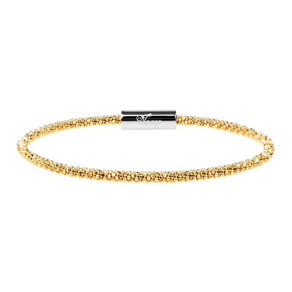 Yellow Gold Skinny Bracelet | Vamp London Jewellery