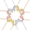 Rose Gold Pave Necklace | Vamp London Jewellery