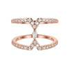 Rose Gold Marquise Ring | Vamp London Jewellery