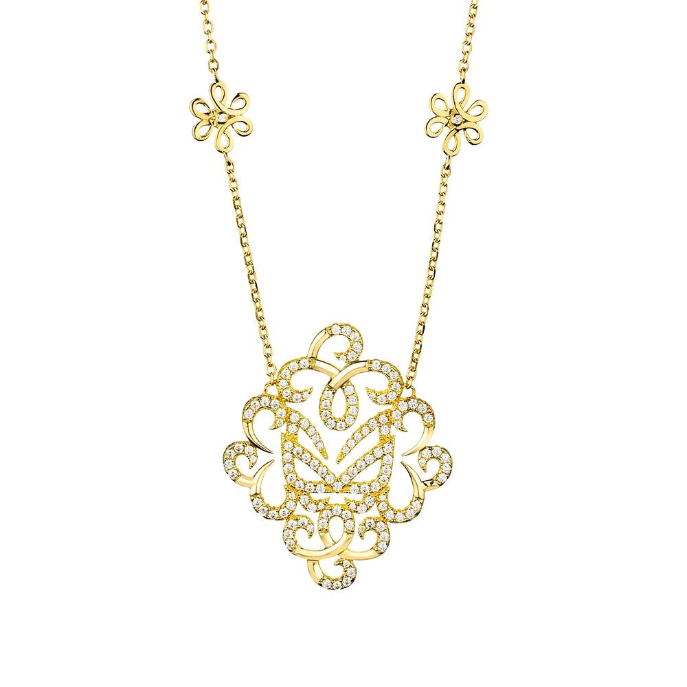Yellow Gold Fancy Necklace | Vamp London Jewellery
