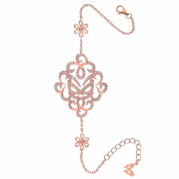 Rose Gold Fancy Bracelet | Vamp London Jewellery