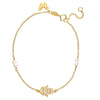 Yellow Gold Hamsa Bracelet | Vamp London Jewellery