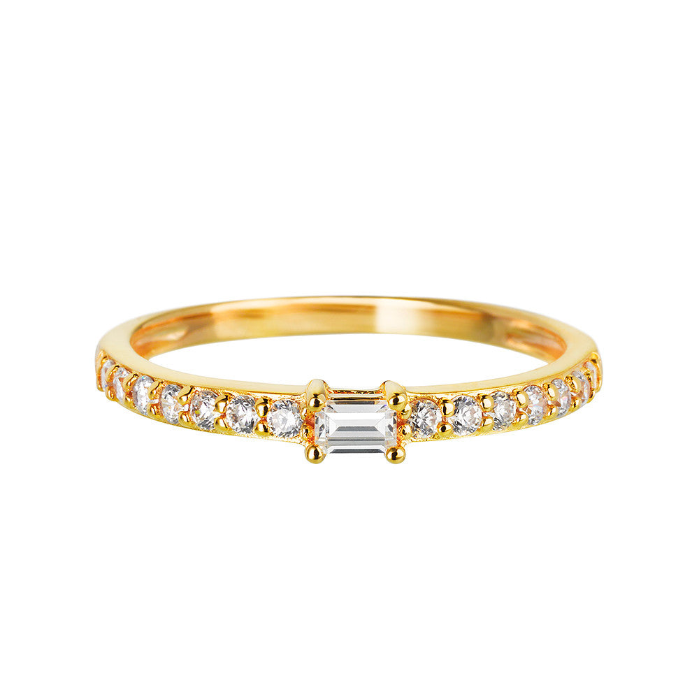 Yellow Gold Band Ring | Vamp London Jewellery