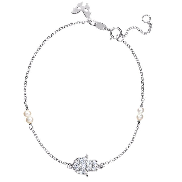 Silver Hamsa Bracelet | Vamp London Jewellery