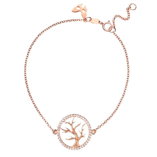 Rose Gold Tree of Life Bracelet | Vamp London Jewellery