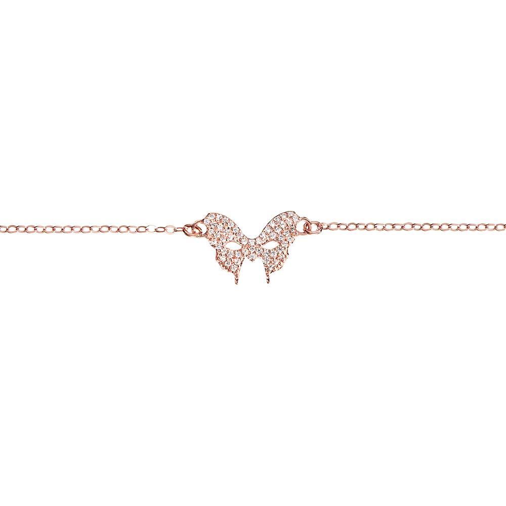 Rose Gold Pave Bracelet | Vamp London Jewellery