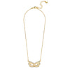 Yellow Gold Resille Necklace | Vamp London Jewellery